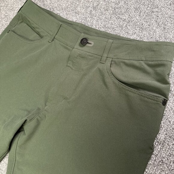 Public Rec Gamechanger 5 Pocket Pants‎ Men 31x30 Dark Olive Green Stretch Chino - Picture 1 of 10